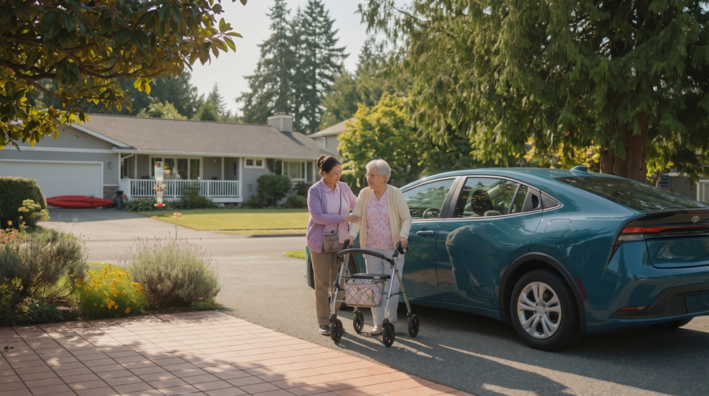 Senior Care Driving Assistant Vancouver Island